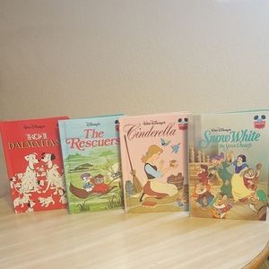 Disney Vintage 70's 80's 90's Hardcover Books